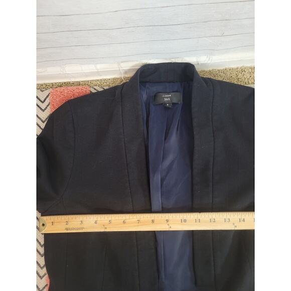 J.CREW 365 OPEN FRONT LINED BLAZER JACKET, SZ 8 - Picture 11 of 14
